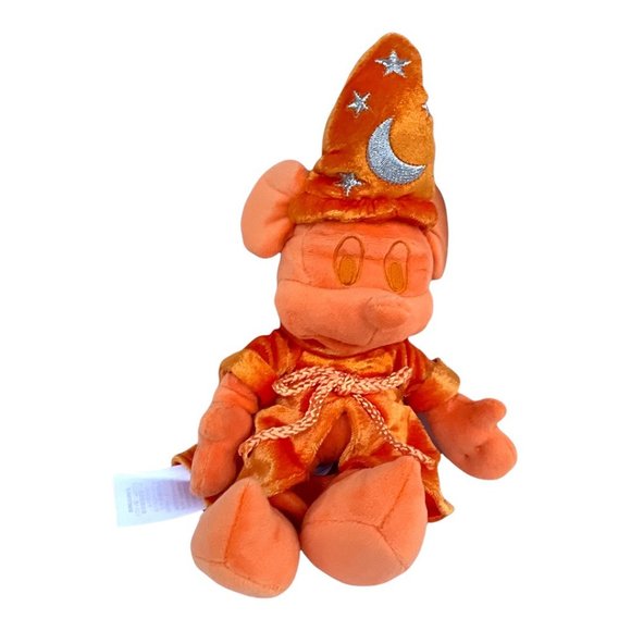 Disney Ink and Paint Series 2 Orange Sorcerer Mickey Mouse Plush - Picture 5 of 7